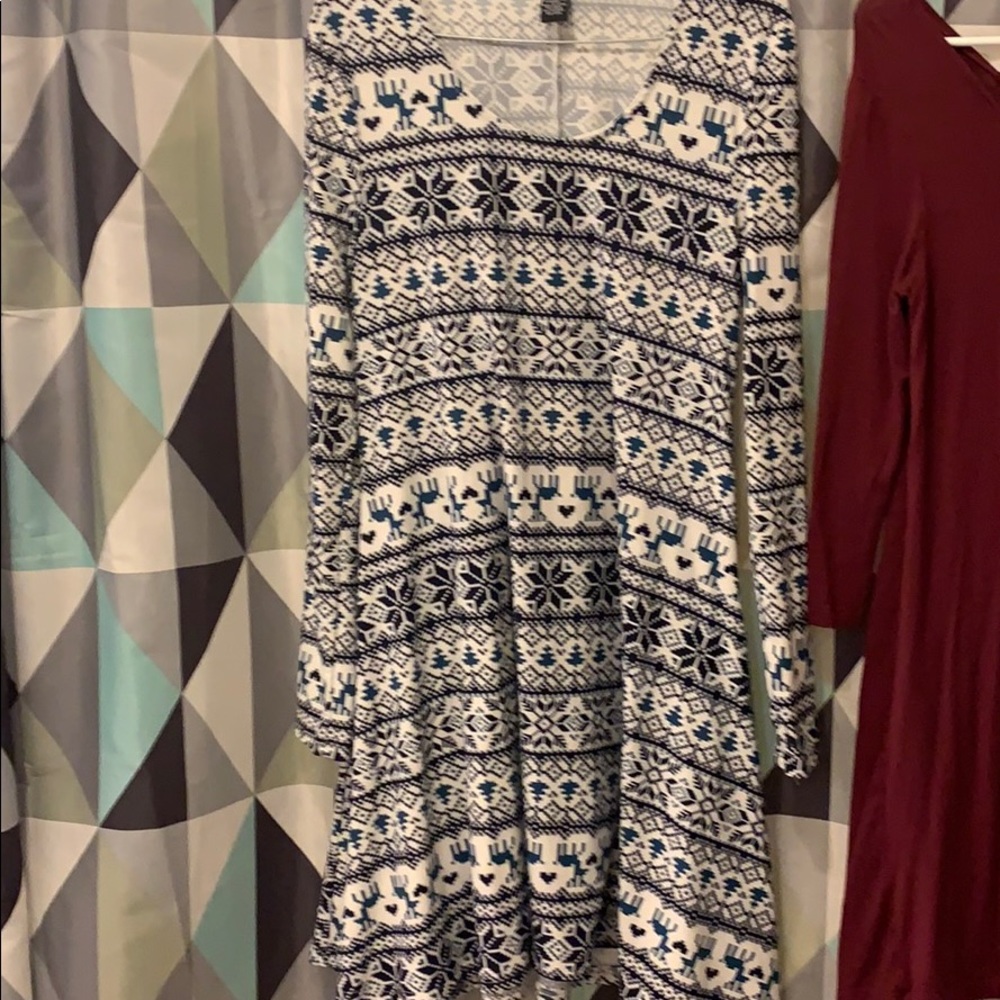 Winter print long sleeve